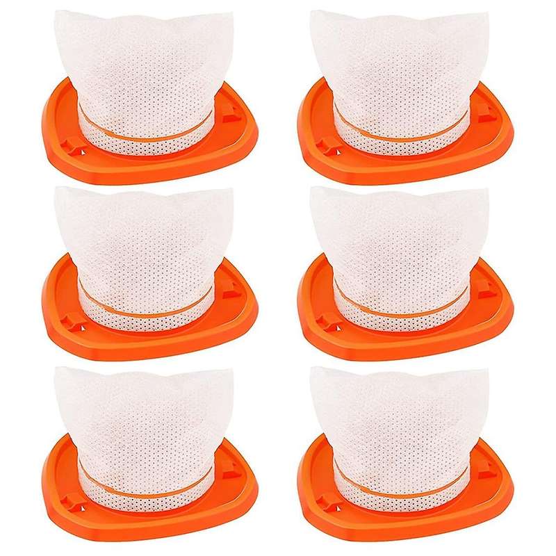 6 Pack Replacement Filters for Black&decker Hnvcf10 Hand Vacuums