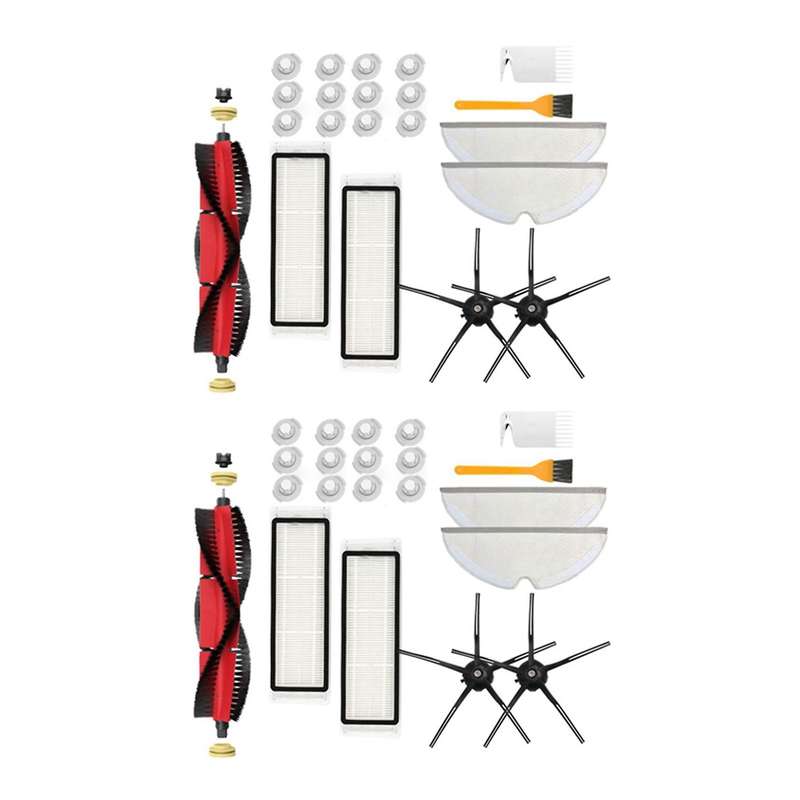 Main Brush Side Brush Hepa Filter Mop Cloth for Xiaomi Roborock S6