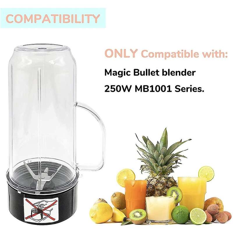 Blender 22oz Cups Mugs for Magic Blenders Cups 250w Mb1001 Series