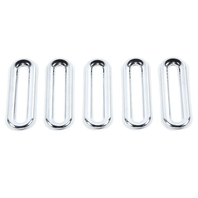 Car Air Inlet Outlet Vent Intake Decor Ring Stickers,abs Chrome