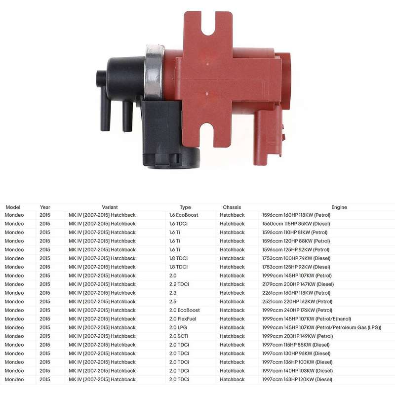 Solenoid Pressure Boost Control Valve Converter for Ford Focus Mondeo