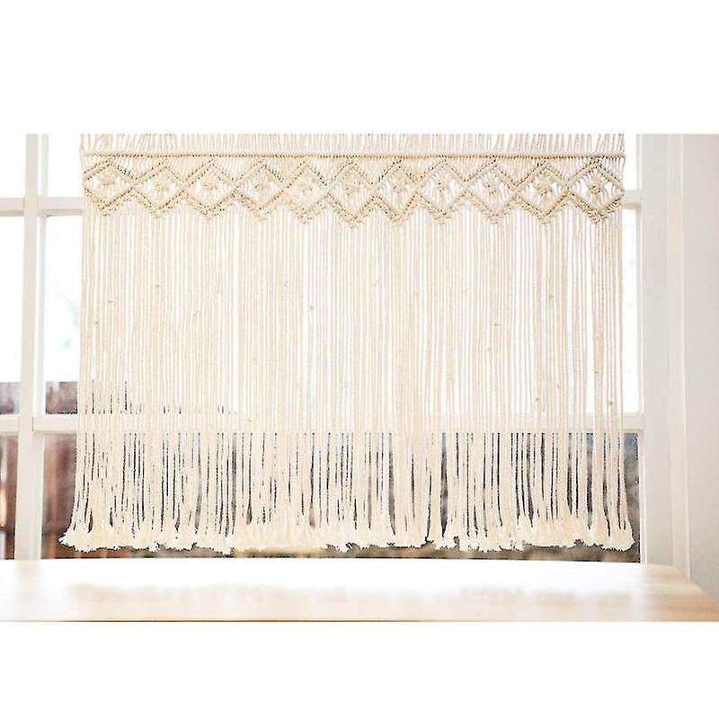 Nordic Handmade Cotton Wall Hanging Tapestry Wedding Backdrop Curtain