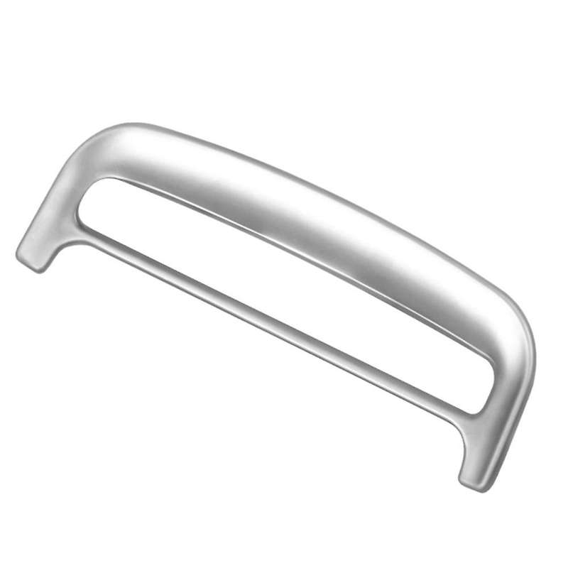 Car Matte Silver Center Console Water Cup Holder Decoration