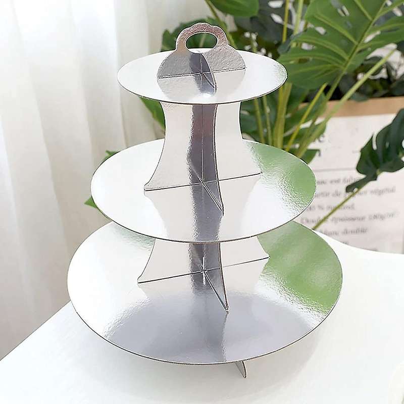 3-tier Cupcake Holder Dessert Tower for 24 Cupcakes, for Birthday