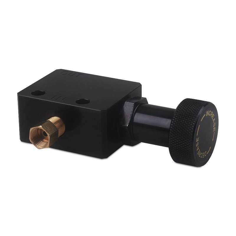 Universal Black Adjustable In Line Brake Proportioning Valve Brake