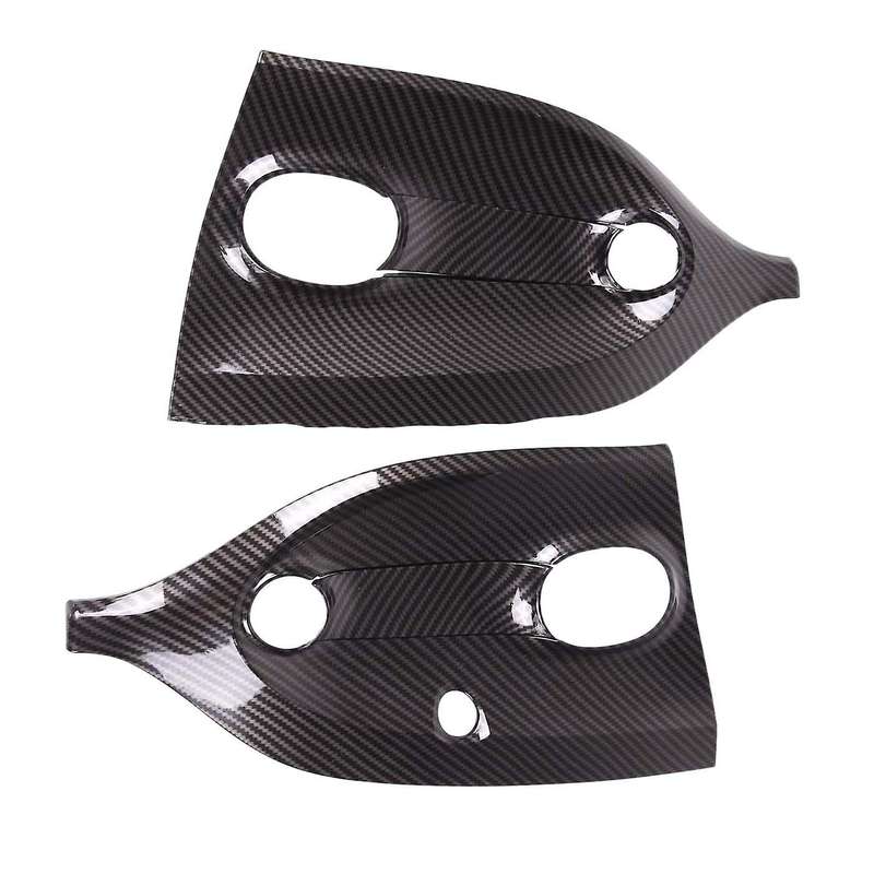 Carbon Fiber Abs Outer Door Bowl Cover For-mercedes Smart 2016-2021