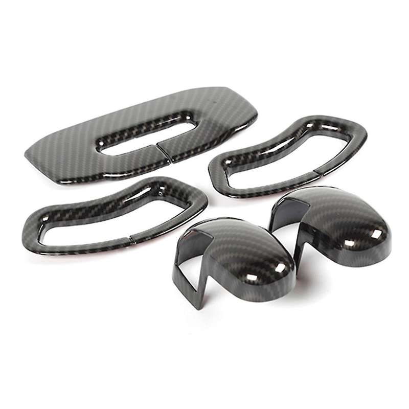 Car Seat Belt Buckle Cover for Dodge Ram 2010-2017, Carbon Fiber