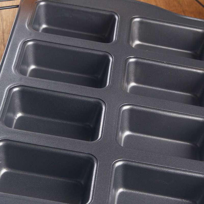 2pcs 8-hole Brownie Cake Bread Pan Mold Mini Sandwich Mold Baking Pan