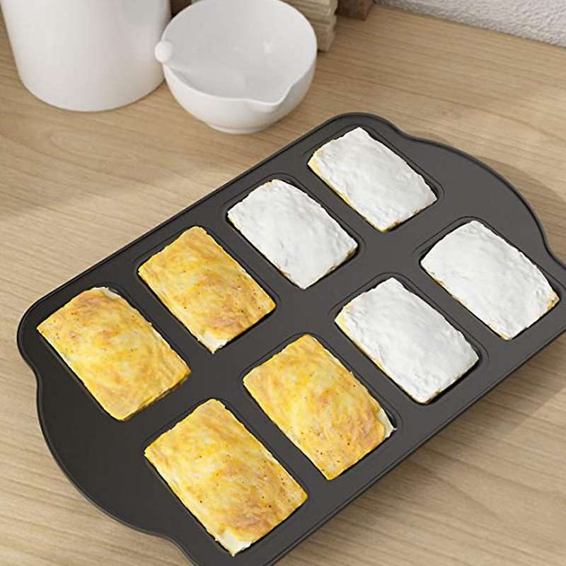 2pcs 8-hole Brownie Cake Bread Pan Mold Mini Sandwich Mold Baking Pan