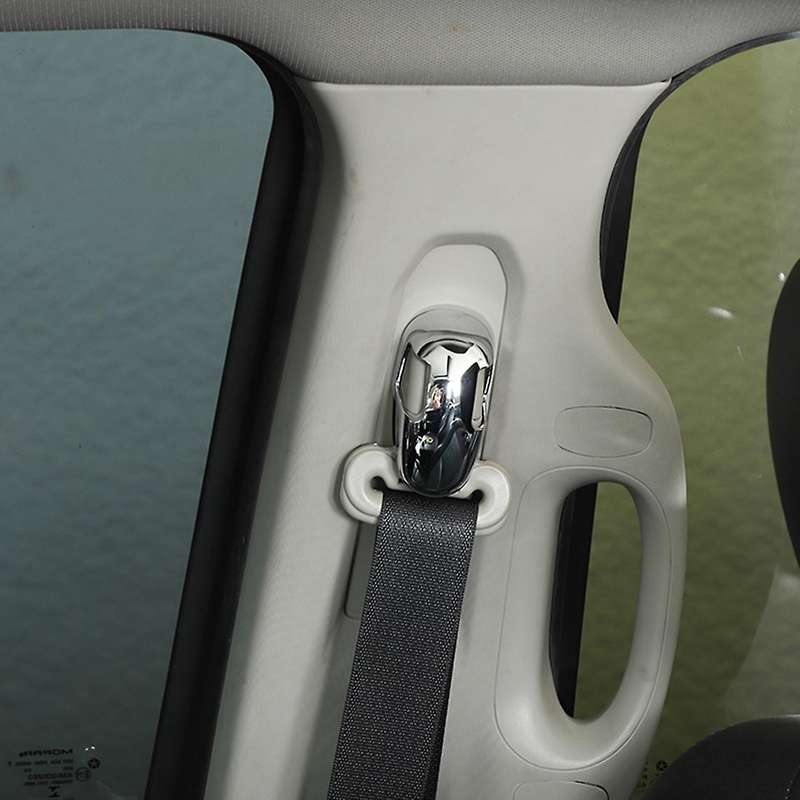 Car Seat Belt Buckle Cover for Dodge Ram 2010-2017, Chrome