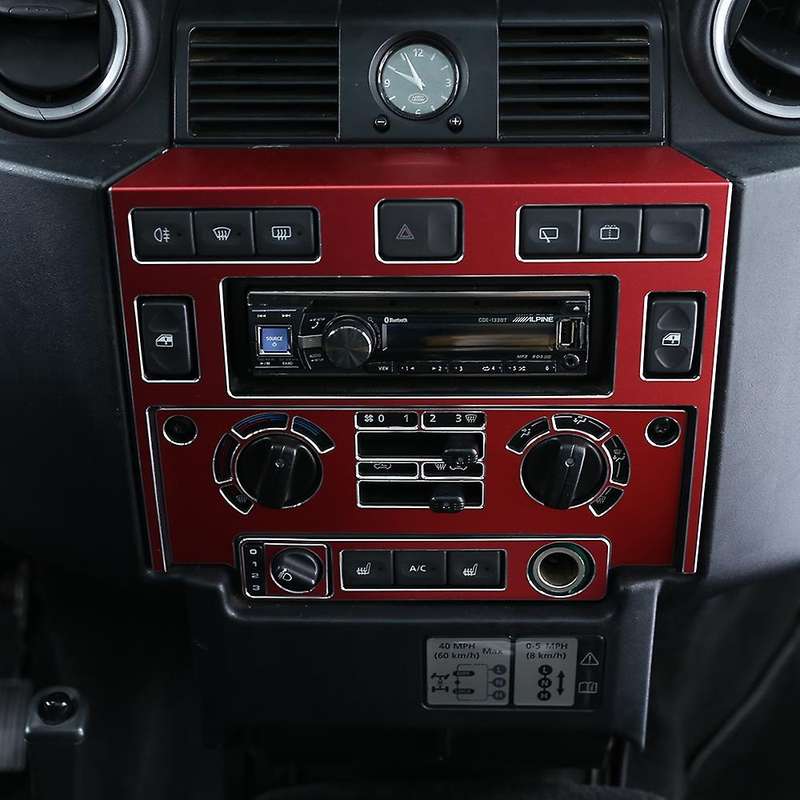 Car Control Panel Trim Sticker for Land Rover Defender 110 2008- 2018