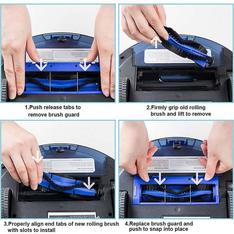 Roller Brush Side Brushes Filters for Eufy Robovac 11s Robovac 30
