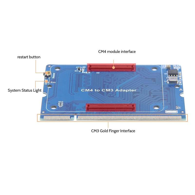 Cm4 to Cm3 Adapter for Raspberry Pi Computing Module Cm4/cm3+/cm3l