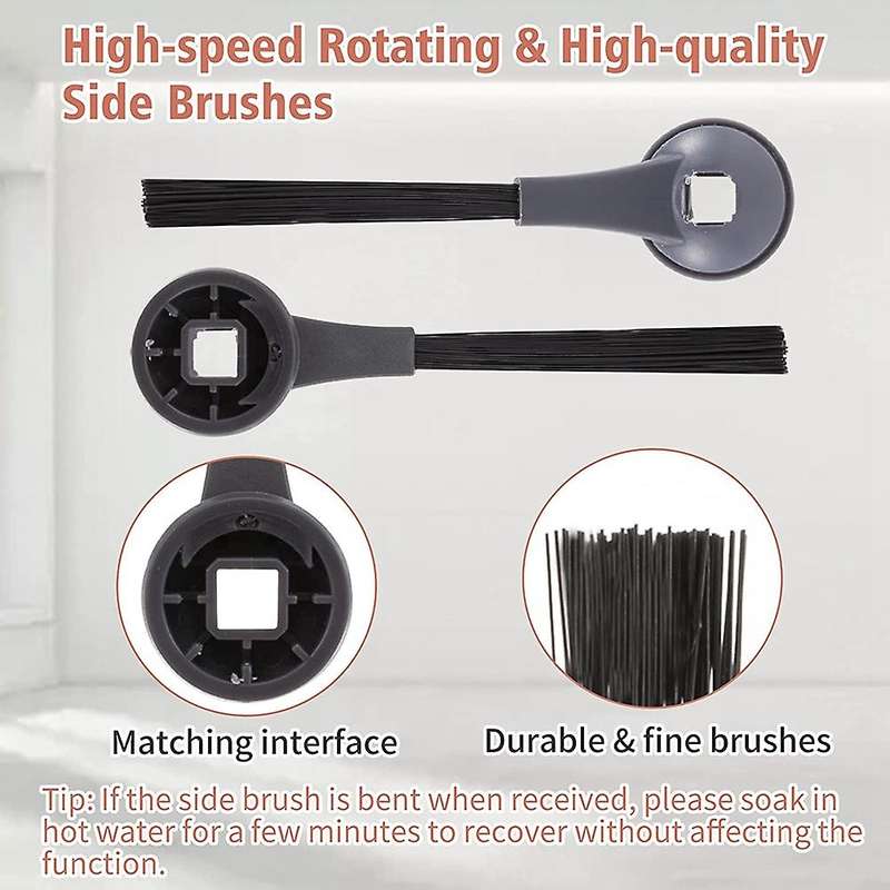 Roller Brush Side Brushes Filters for Shark Iq R101ae Rv1001ae Robot