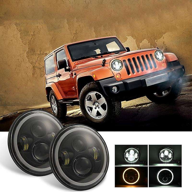 7 Inch 140w Round Led Headlight High Low Beam
