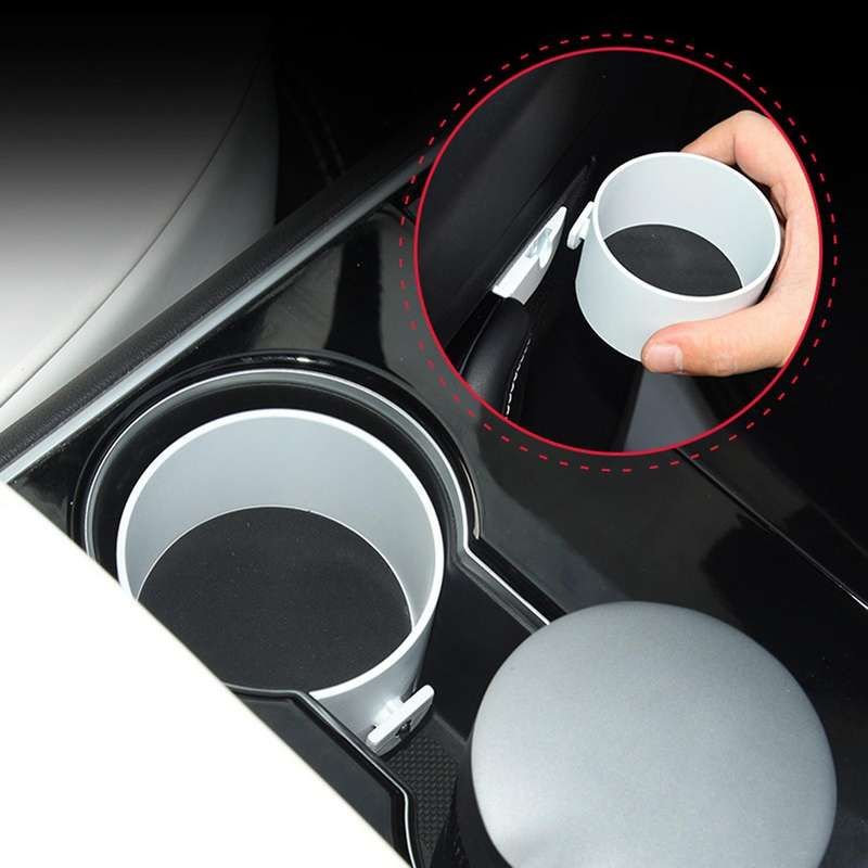 Left Side Car Cup Holder Auto Interior Door Mount Drink Rank Water