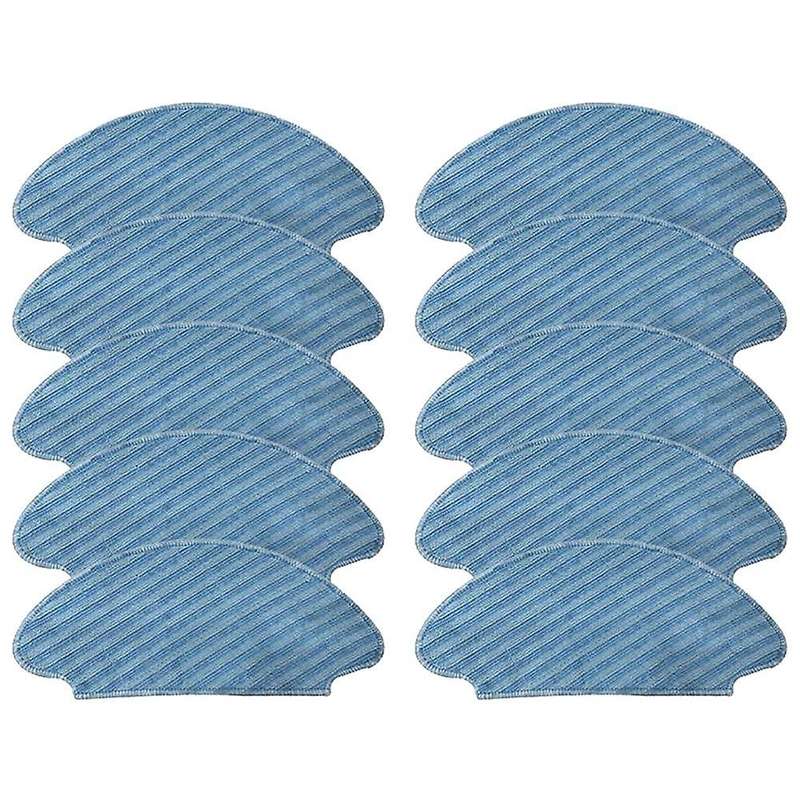 10pcs Mop Cloth for Tefal Rg6875 Robot Vacuum Cleaner Replacement