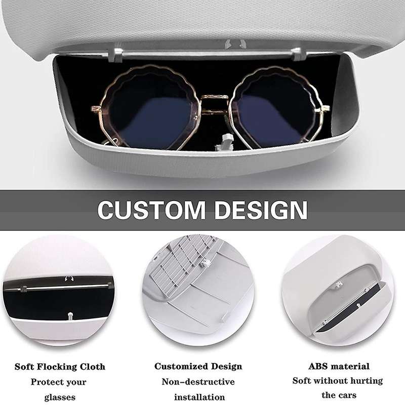 Sunglasses Holder for Tesla Model Y 2020-2022 Eyeglasses Case