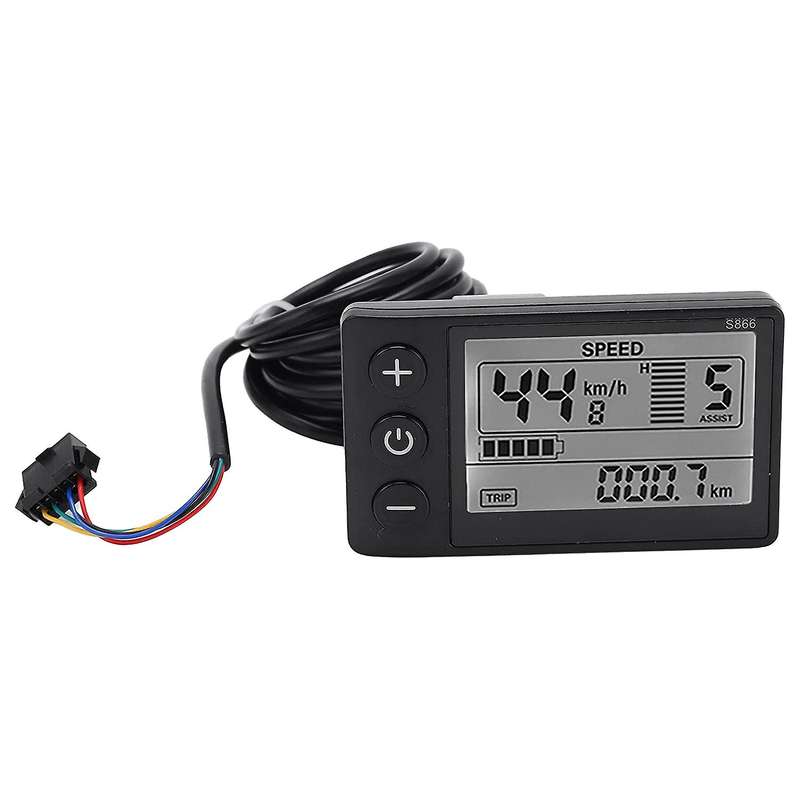 S866 Lcd Display Sm Plug Electric Bike Lcd Display Panel