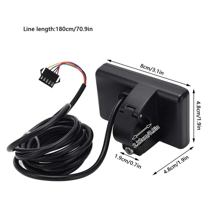 S866 Lcd Display Sm Plug Electric Bike Lcd Display Panel