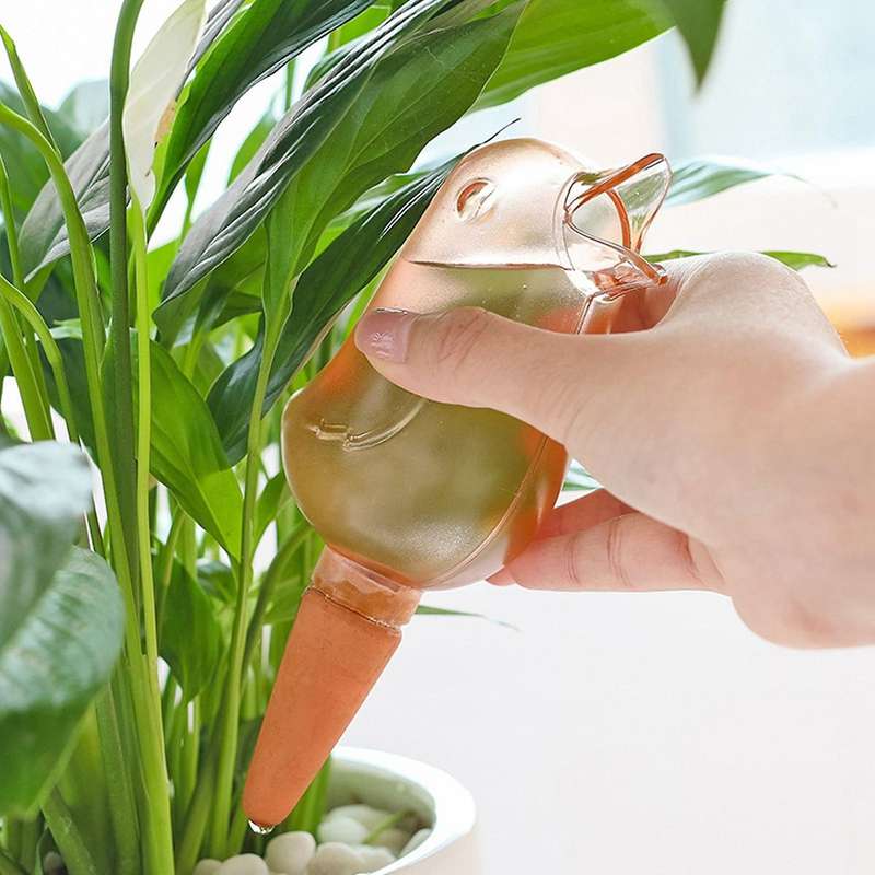 8 Pcs Bird Shape Houseplant Waterer Self Watering for Garden - Blue