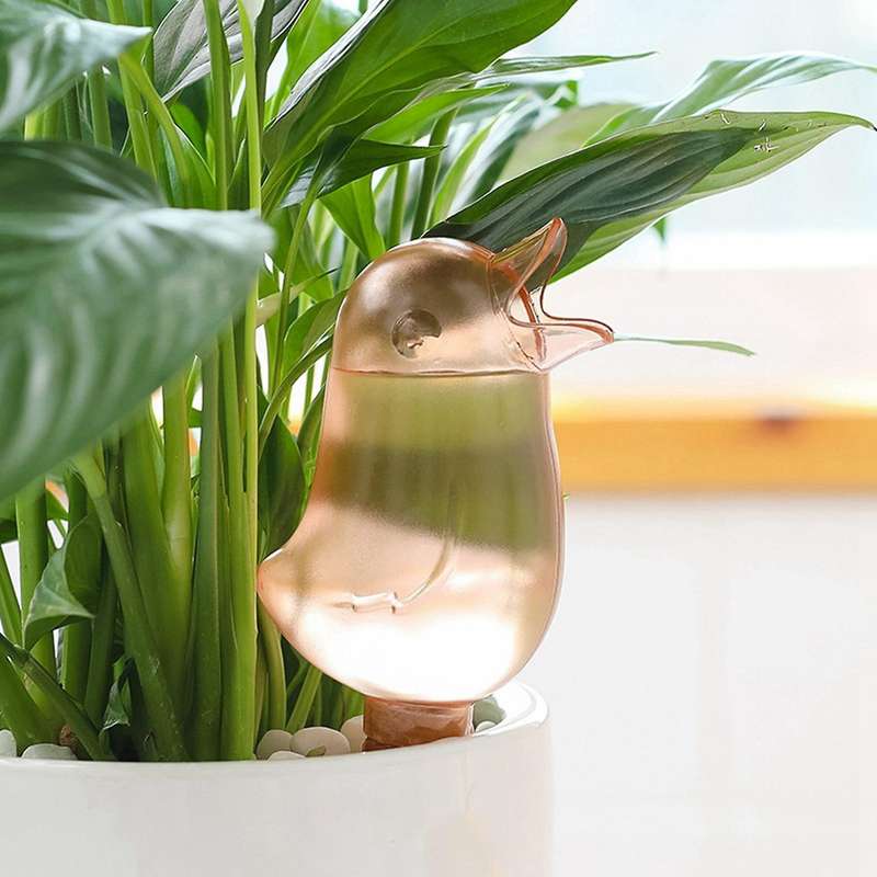 8 Pcs Bird Shape Houseplant Waterer Self Watering for Garden - Blue