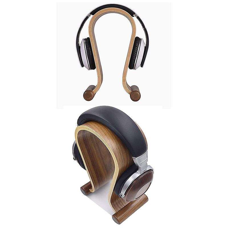 Wooden Headset Holder,for Gaming Headsets & Dj Studio Headphones