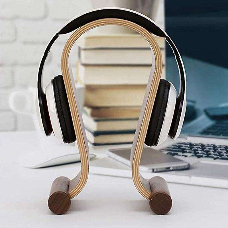 Wooden Headset Holder,for Gaming Headsets & Dj Studio Headphones