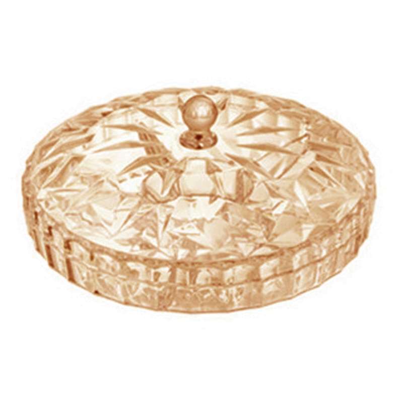 Snack Serving Tray Luxurious Plate Fruit Nuts Sweet Candy with Lid(a)