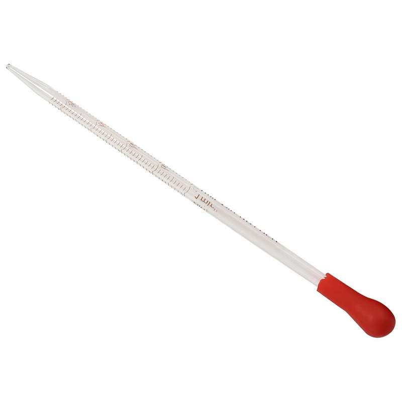 4 Measuring Cylinder Glass 2 Cleaning Brushes + 3x 1ml Glass Pipettes