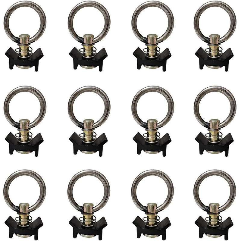 12 Pack L Track Single Stud Fitting for Airline Track Installation
