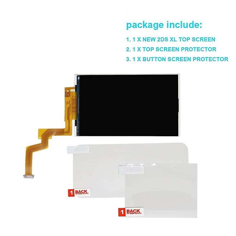 Replacement Top Screen for New 2ds Xl, Upper Screen Lcd Display
