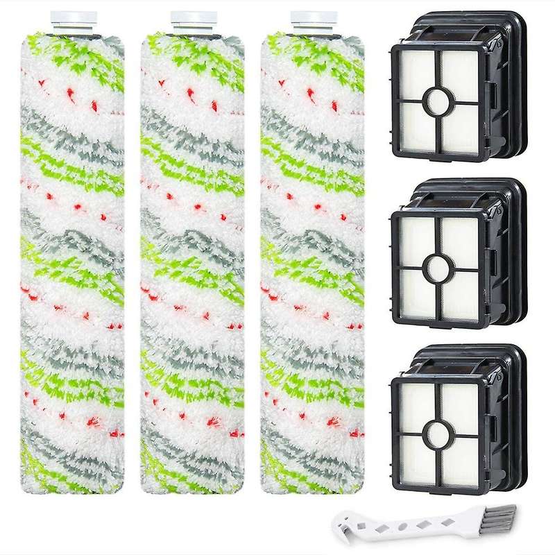 Brush Drum and Filter Kit for Bissell Crosswave Cordless Max 2554