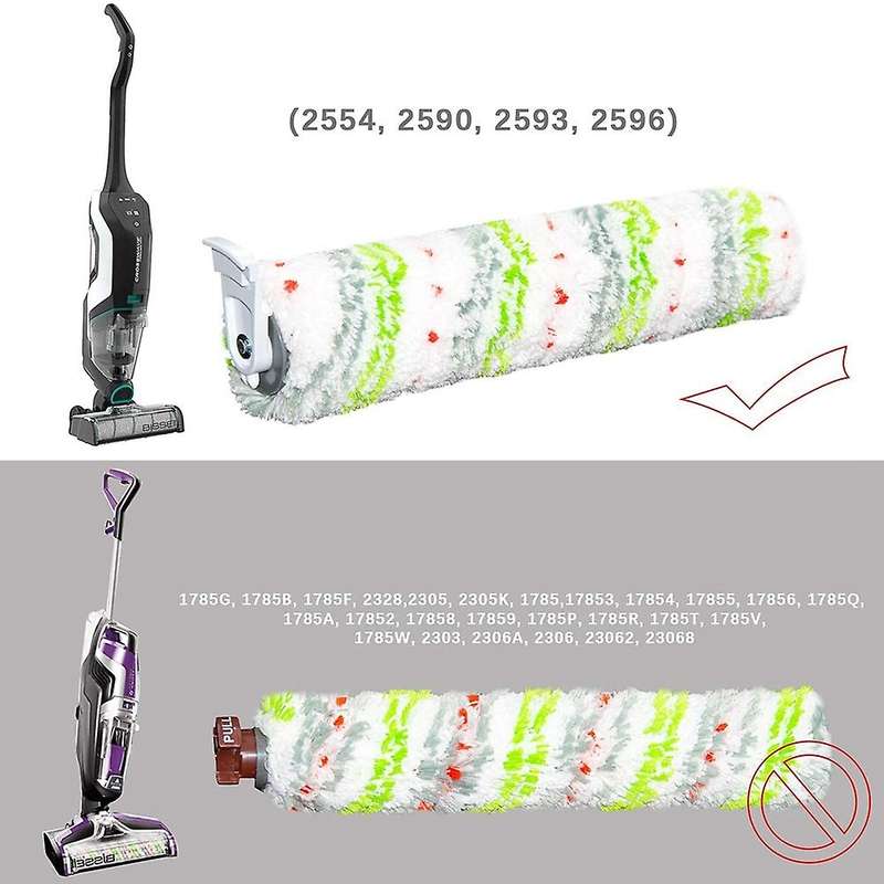 Brush Drum and Filter Kit for Bissell Crosswave Cordless Max 2554