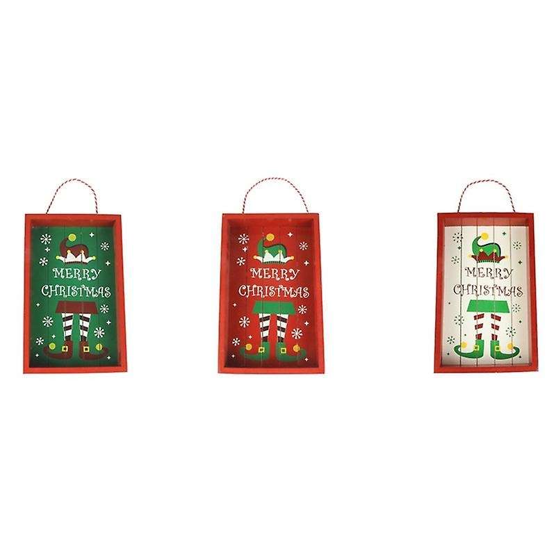 New Christmas Ornaments Wooden Creative Christmas Tree Pendant