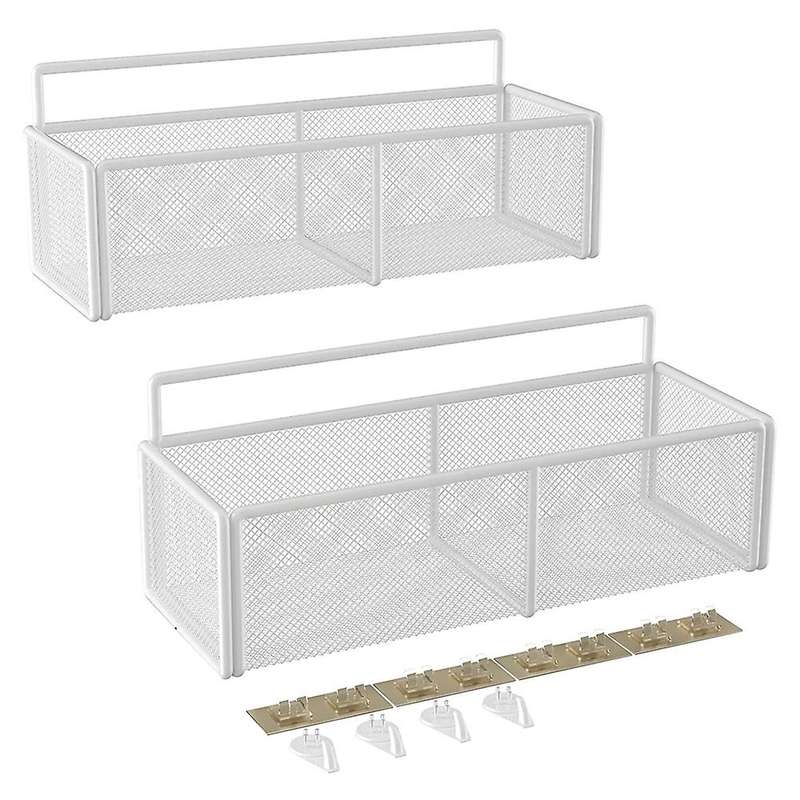 2-pack Shower Caddy Basket Shelf, Shower Organizer White