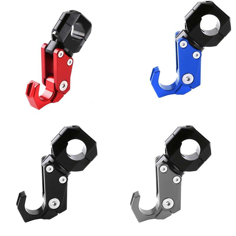 2x 22mm Handlebar Convenience Hook Black for Honda Pcx 125 Pcx 150