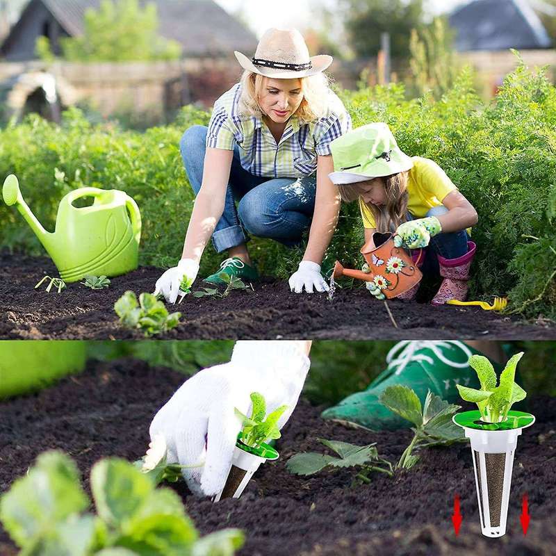 Plant Pod Kit Including Grow Baskets, Transparent Insulation Lids
