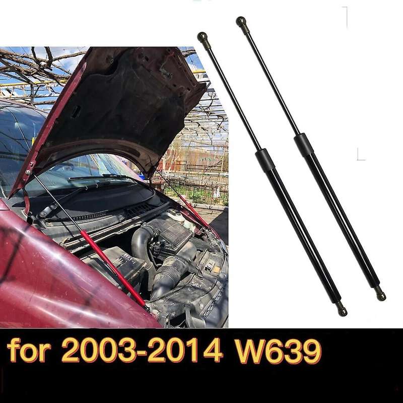 2pc Front Bonnet Hood Gas Struts Lift for Viano Valente W639 2003-14