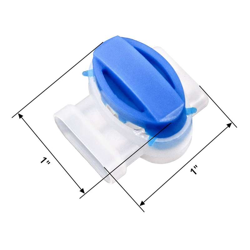 50pack Electrical Idc 314-box Pigtail Connectors for 22-14 Awg Cables