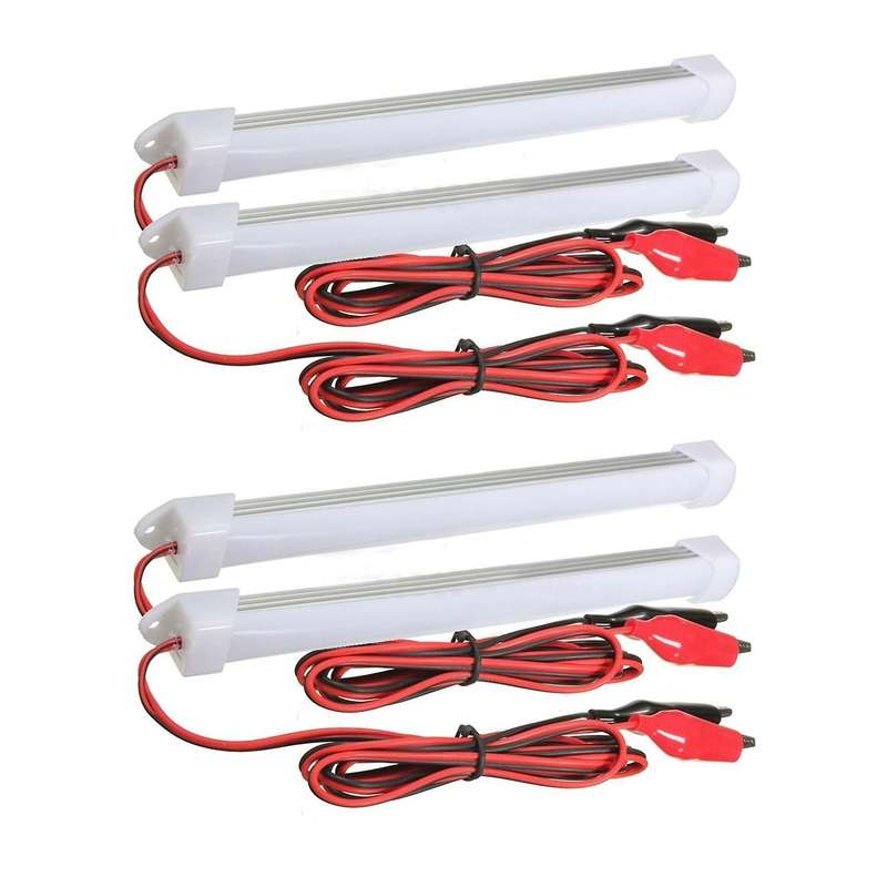 10x 12v Car Led Smd Interior Light Bar Tube Strip Lamp Cold White