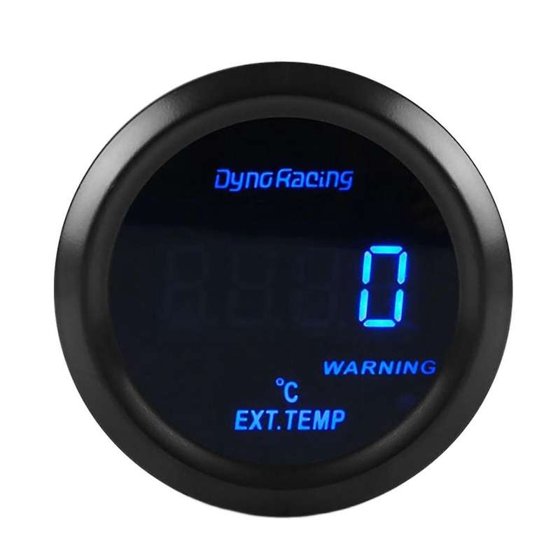 2 Inch 52mm Exhaust Gas Temp Gauge Blue Led Car Meter with Sensor