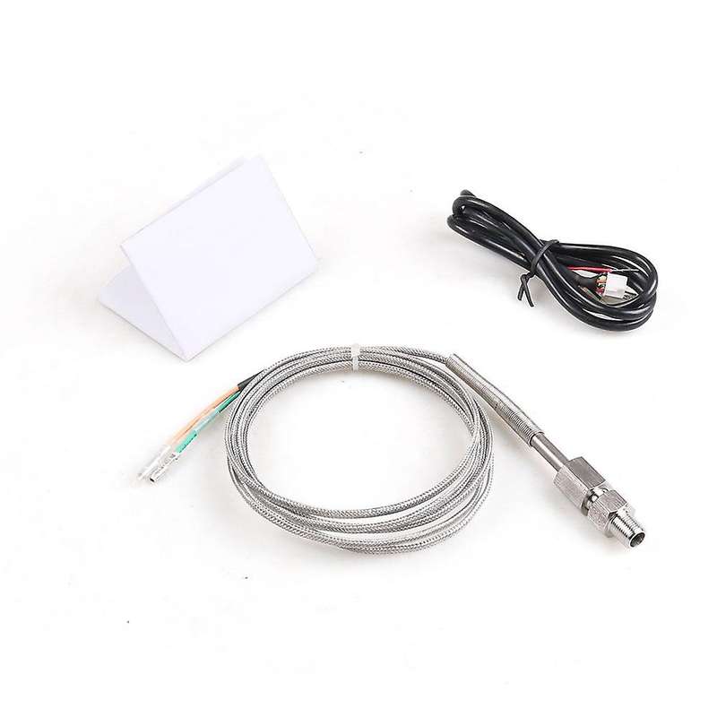 2 Inch 52mm Exhaust Gas Temp Gauge Blue Led Car Meter with Sensor