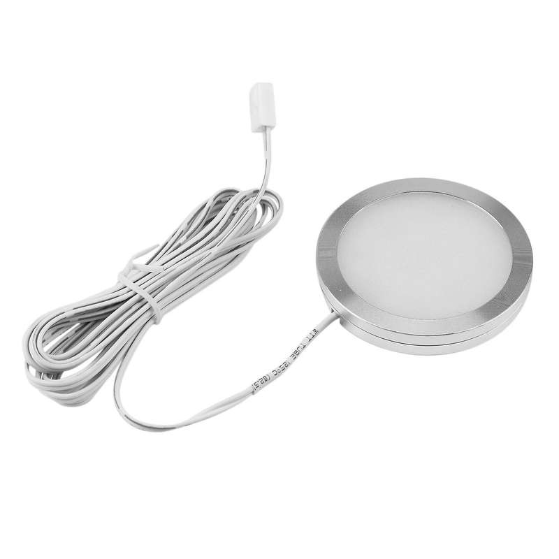 6pcs Under Cabinet Light 12v 2.5w with Switch, Eu Plug Warm White