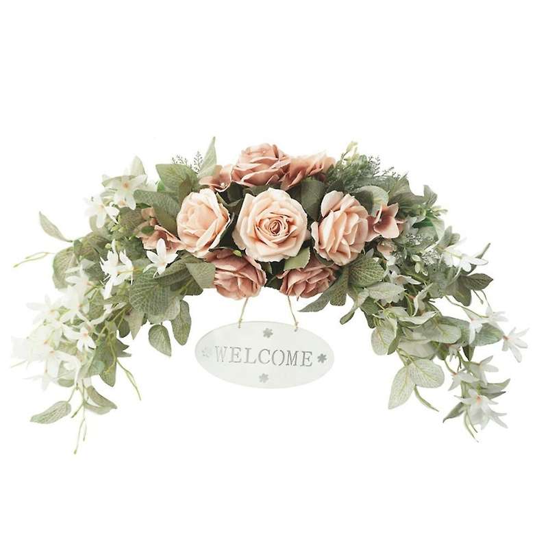 Artificial Wreath Lintel Decoration Diy Wedding Home Living Room A