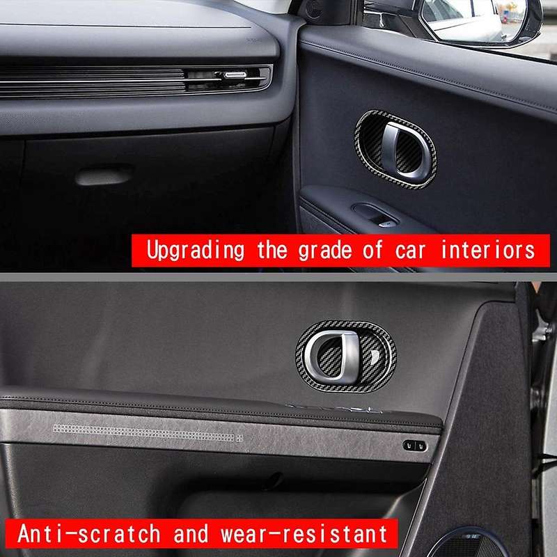 4pcs Inner Door Handle Bowl Panel Trim for Hyundai Aini 5 Ioniq 2022+