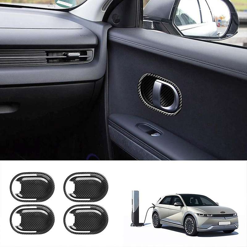 4pcs Inner Door Handle Bowl Panel Trim for Hyundai Aini 5 Ioniq 2022+