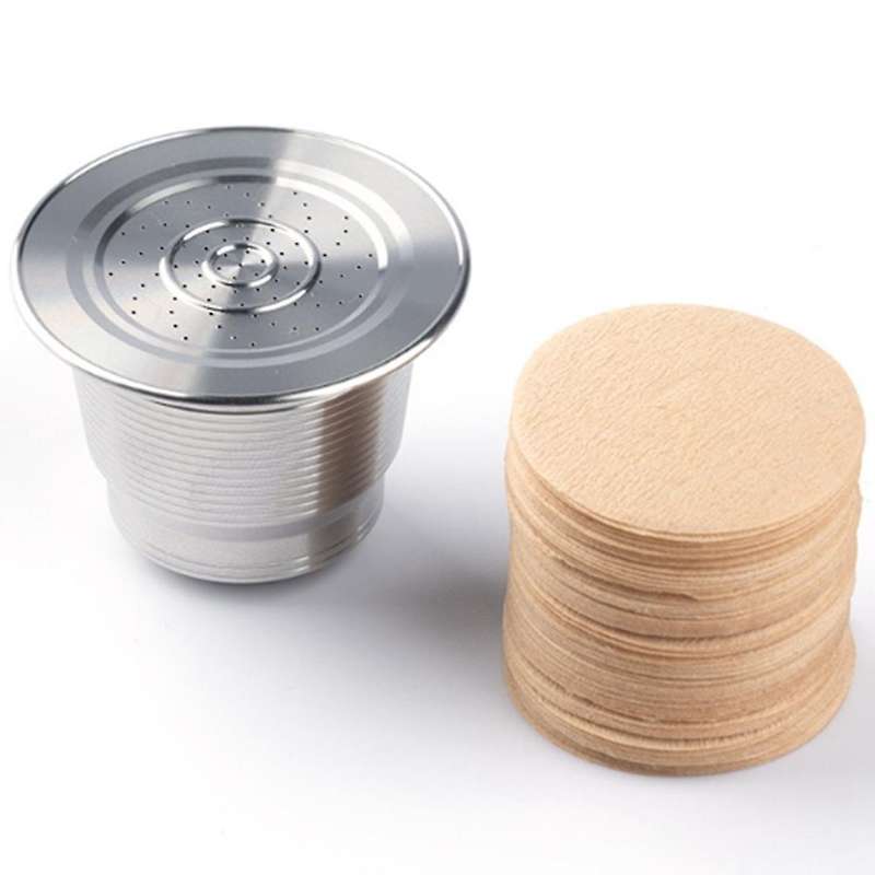 Coffee Capsules Coffee Filter Paper Easy to Clean with Spoon Brush
