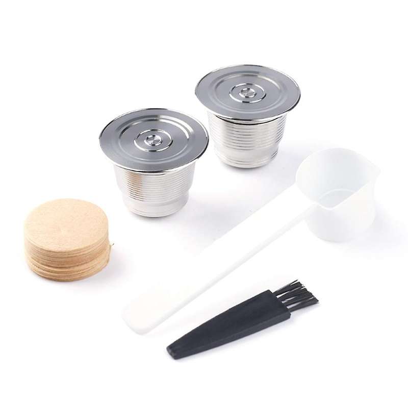 Coffee Capsules Coffee Filter Paper Easy to Clean with Spoon Brush