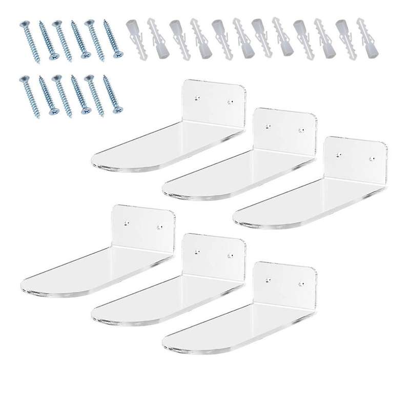 Floating Shoe Display Stand - 6 Shoe Shelf